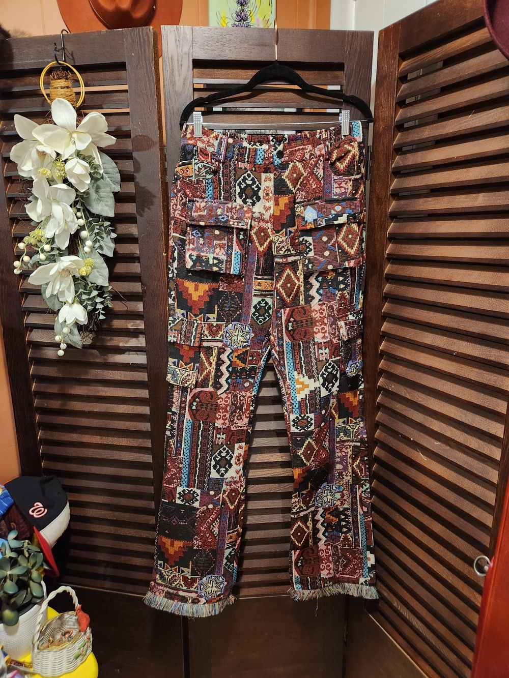 Rockstar Original Tapestry Patchwork Print Cargo Pants - Multi
